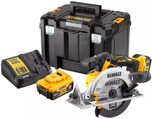 DeWalt DCS565P2 | Accu Cirkelzaag | XR | FlexVolt | 18 V | 5,0Ah | Li-Ion | 185 mm in TSTAK - DCS565P2-QW