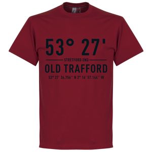 Old Trafford Coördinaten T-Shirt