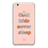 Cool Kids Never Sleep: Huawei Ascend P8 Lite (2017) Transparant Hoesje