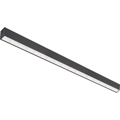 Lineaire LED Hanglamp - Lijnverlichting - Kozolux Tina - 40W 4600lm - Aanpasbare Lichtkleur 3in1 CCT - 120cm - Zwart