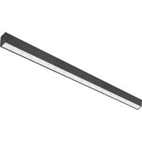 Lineaire LED Hanglamp - Lijnverlichting - Kozolux Tina - 40W 4600lm - Aanpasbare Lichtkleur 3in1 CCT - 120cm - Zwart