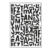 Paperfuel • embossing sjabloon a6 filled out