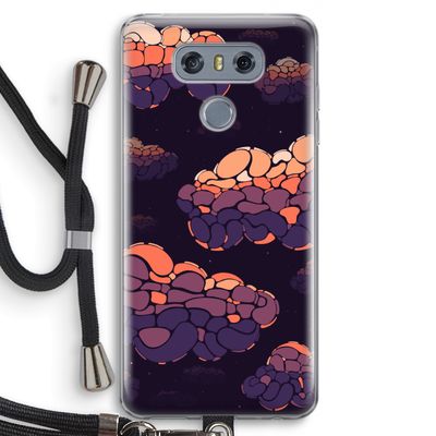 Patroon Wolken: LG G6 Transparant Hoesje met koord