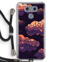 Patroon Wolken: LG G6 Transparant Hoesje met koord