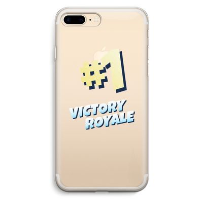 Victory Royale: iPhone 7 Plus Transparant Hoesje