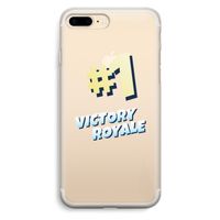 Victory Royale: iPhone 7 Plus Transparant Hoesje