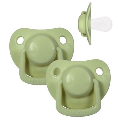 Filibabba 2-pack spenen Pistache 0-6 mnd