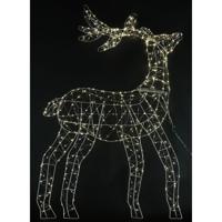 Kerstverlichting LED rendier - hangend - 103 cm - 500 lampjes - metaal - verlichte dieren