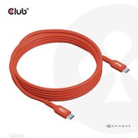 CLUB3D USB2 Type-C Bi-Directional USB-IF Certified Cable Data 480Mb, PD 240W(48V/5A) EPR M/M 3m / 9.84 ft - thumbnail