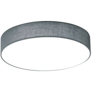 LED Plafondlamp - Plafondverlichting - Trion Lanago - 22W - Warm Wit 3000K - Dimbaar - Rond - Mat Grijs - Aluminium