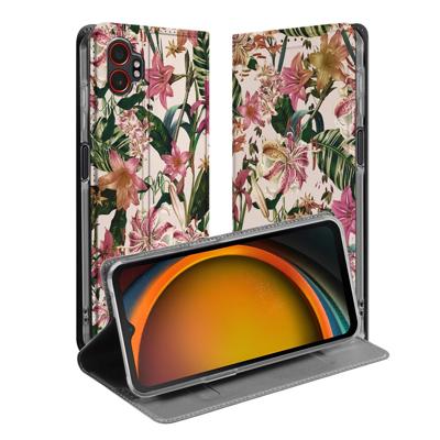 Samsung Galaxy Xcover 7 Pro | Book Case | Flowers