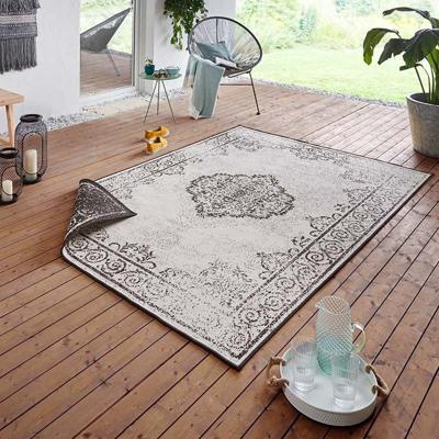 Dubbelzijdig Buitenkleed Triomphe - Zwart / Crème maat: 230x160cm - materiaal: Polypropyleen - Dekbed-Discounter.nl