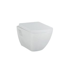 Wandcloset BWS Design Square met Bidet Keramiek Wit (Excl. Zitting)