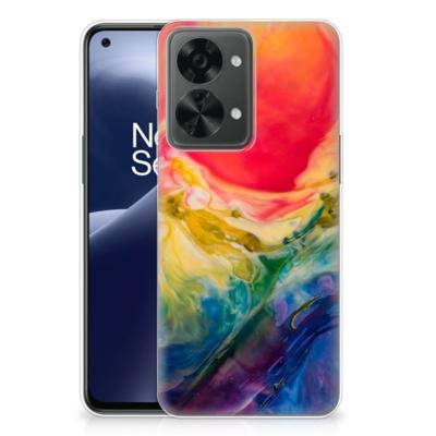 Smartphone hoesje OnePlus Nord 2T Watercolor Dark Smartphone hoesje OnePlus Nord 2T Watercolor Dark
