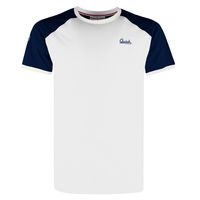 Heren T-shirt Strike | Wit/Donkerblauw - thumbnail