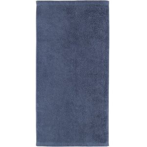 Cawö Cawo Lifestyle Uni Handdoek 50x100 Nachtblau