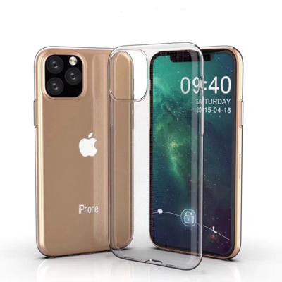 0.75 mm ultradunne schokbestendige TPU beschermhoes voor iPhone XIR (2019) (transparant)