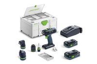 Festool Accu-schroefboormachine T 18+3 HPC 4,0 I-Set - 577609