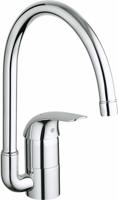 Grohe Euroeco keukenkraan met hoge C-uitloop chroom - thumbnail