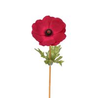 Anemone rood 40 cm kunstbloem Buitengewoon de Boet - Buitengewoon de boet
