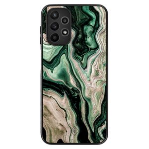 Samsung Galaxy A23 hoesje - Green waves