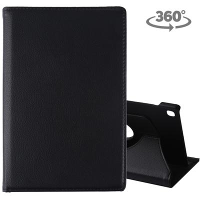 Litchi textuur horizontale Flip 360 graden rotatie lederen case voor Galaxy tab S5e 10 5 T720/T725 met houder (zwart)