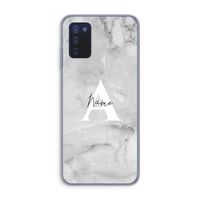 Ivory Marble: Samsung Galaxy A03s Transparant Hoesje