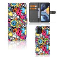 Motorola Moto G22 | Wallet Case | met Pasjes | Punk Rock