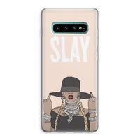 Slay All Day: Samsung Galaxy S10 Plus Transparant Hoesje