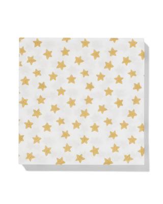 HEMA Servetten 33x33 papier sterren (goud)