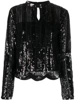 TWINSET blouse à sequins - Noir