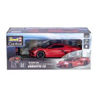 Revell rc bestuurbare auto - corvette c8 1:24