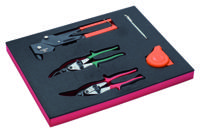 Bahco Foaminlay Fit&Go 2/3 blikschaar | klinknagelpistool en rolbandmaat - 5-delig - FF1F5002