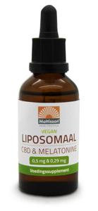Vegan liposomaal CBD 0,5mg & melatonine 0,29mg