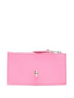 Alexander McQueen porte-cartes en cuir - Rose - thumbnail