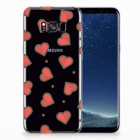 Samsung Galaxy S8 Plus TPU bumper Hearts - thumbnail