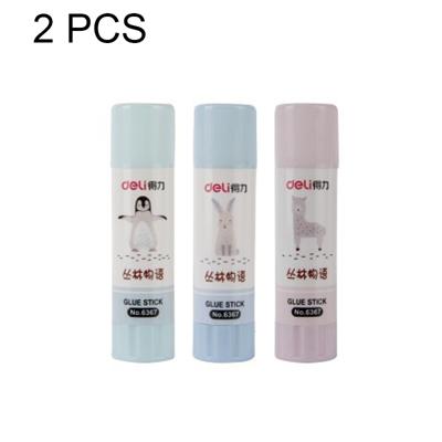2 PC's School Supplies Solid lijm hoge viscositeit lijm stok PVP solide lijm willekeurige kleur levering