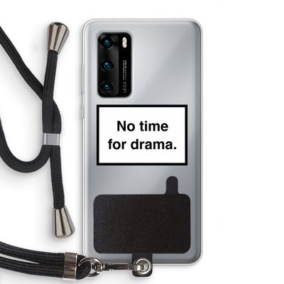 No drama: Huawei P40 Transparant Hoesje met koord