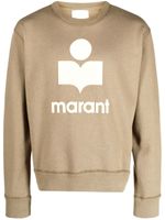 MARANT Mikoy logo-embroidered sweatshirt - Vert