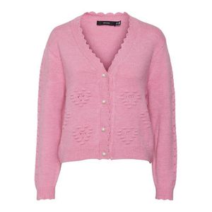 VERO MODA x Kae Sutherland gebreid vest VMKAE roze