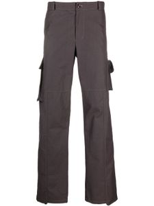 STYLAND pantalon cargo à ourlet asymétrique - Marron