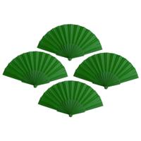 10x stuks spaanse Handwaaier groen 23 cm