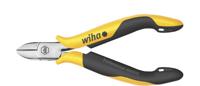 Wiha Zijkniptang Professional ESD brede, halfronde kop met facet | 115mm/4 12" - 26831 - 26831