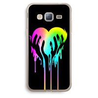 Hold My Heart: Samsung Galaxy J3 (2016) Transparant Hoesje