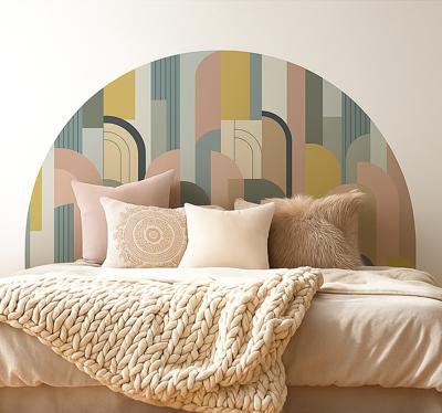 Moderne geometrische bogen slaapkamer muursticker