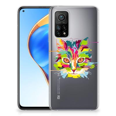 Xiaomi Mi 10T | 10T Pro Telefoonhoesje met Naam Cat Color Xiaomi Mi 10T | 10T Pro Telefoonhoesje met Naam Cat Color