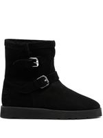 Kenzo bottes en daim à boucle - Noir