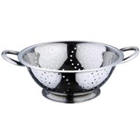 Vergiet - RVS - 24 cm - met handvatten - pasta/aardappels afgieten