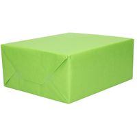 1x Rol kraft inpakpapier groen 200 x 70 cm   -