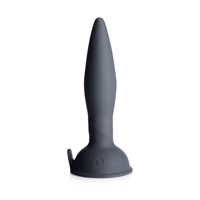 XR Brands Turbo Ass-Spinner - Silicone Anal Plug with Remote Control - thumbnail